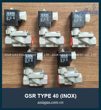 VAN ĐIỆN TỪ GSR TYPE 40 INOX 220V.AC