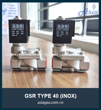 VAN ĐIỆN TỪ GSR TYPE 40 INOX 220V.AC