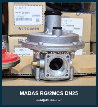 VAN ĐIỀU ÁP MADAS RG/2MCS DN25 30-60 MBAR