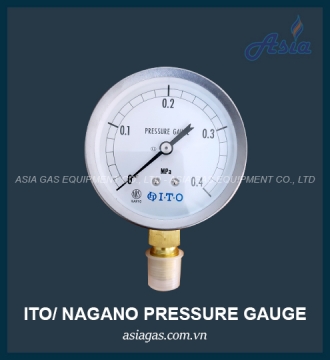 Áp kế đo áp suất gas ITO 0.4 MPa